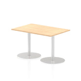 Dynamic Italia 1200 x 800mm Poseur Rectangular Table Maple Top 725mm High Leg ITL0253 DD